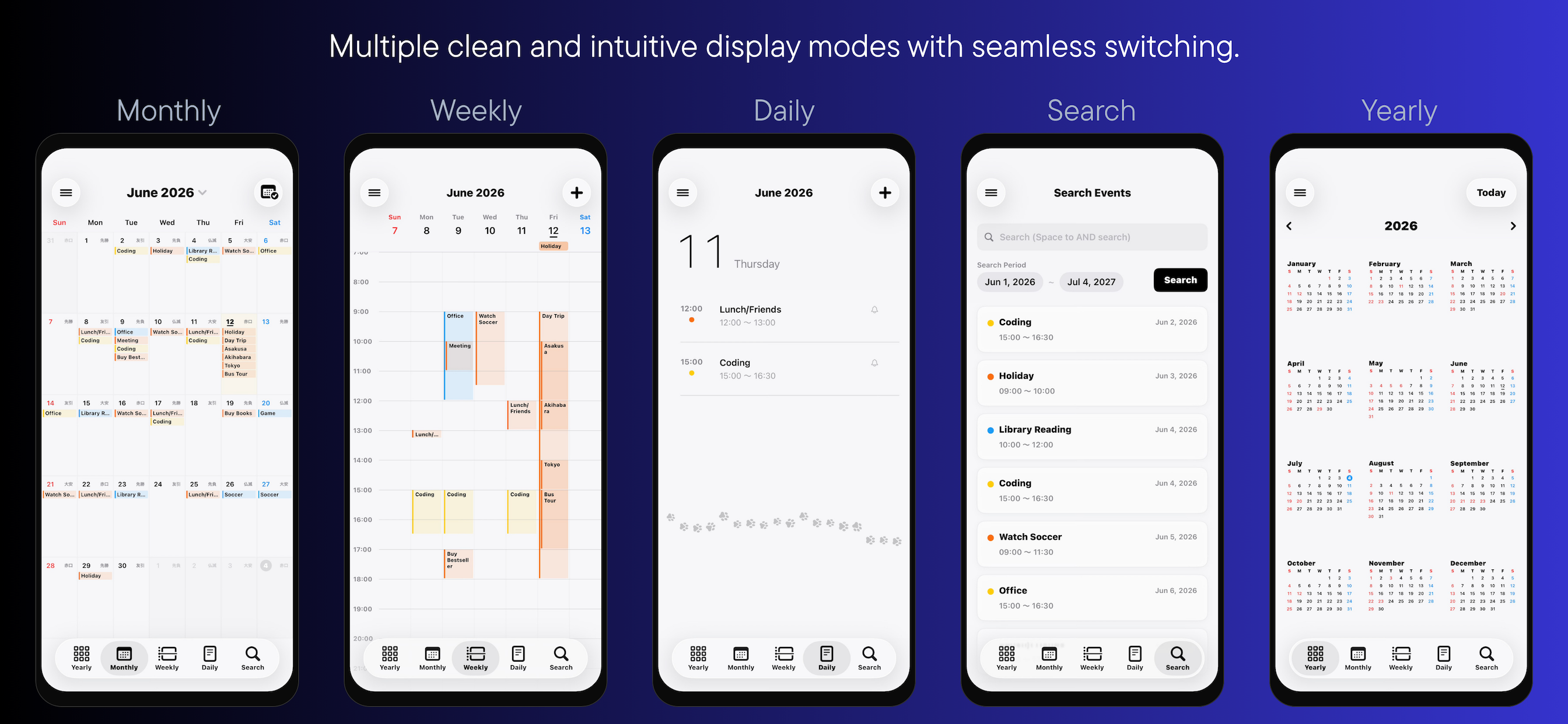 Roomy Calendar: Simple Planner screenshot 4