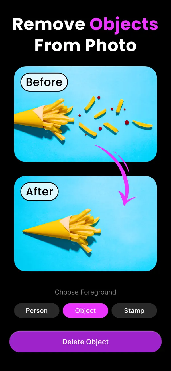 #2. Object Removal : Magic Eraser (iOS) โดย: Salah eddine Eddamouh
