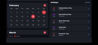 Burma Calendar Days screenshot