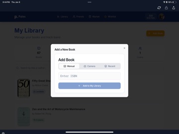 Palex Library ipad screenshot 4
