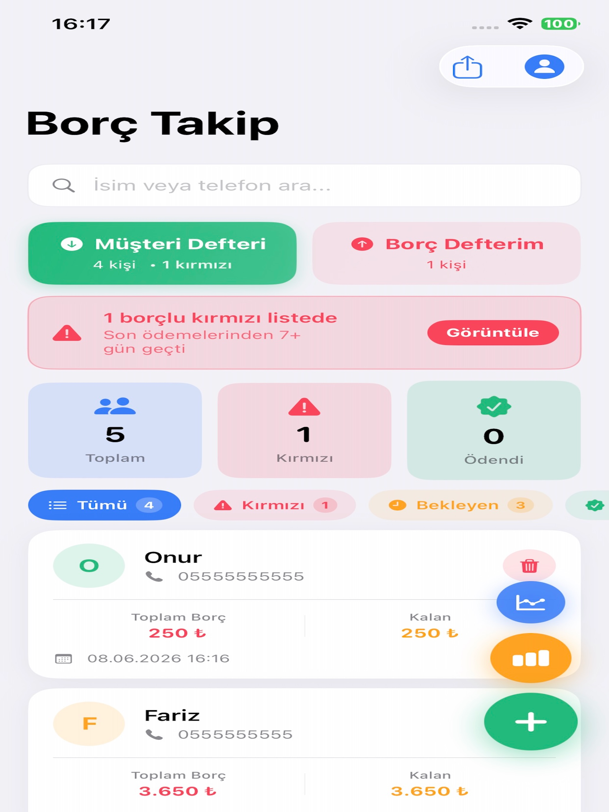 Borc Takip