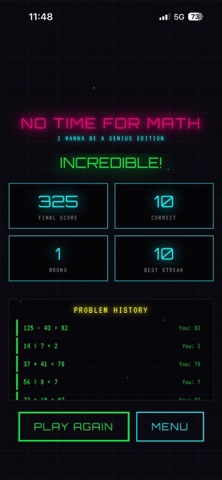 No Time For Math screenshot