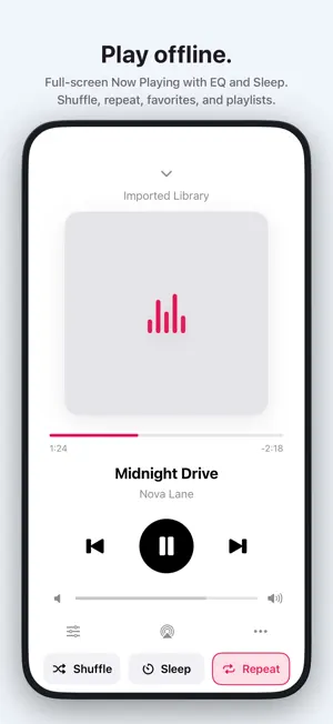 Importone Offline Music Import screenshot 2