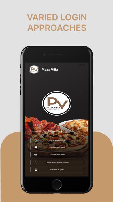 Screenshot 1 of MWR Pizza Villa App