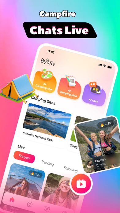 Byoliv - Live Chat，Video Screenshot