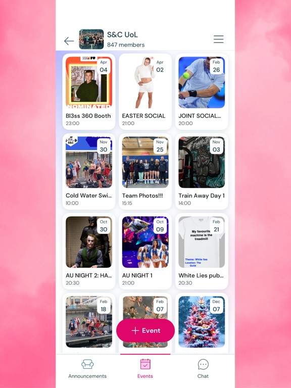 Lounge - Groups & Events iPad screenshot 5 - Lifestyle app