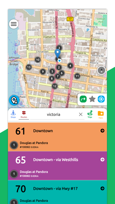 Screenshot 2 of Victoria Transit BC App