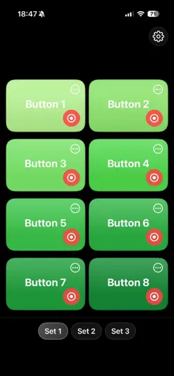 Screenshot von Audio Buttons auf dem iPhone 1