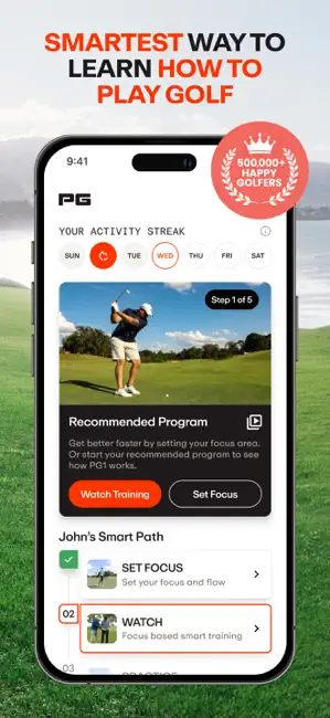 Performance Golf AI Swing Fix iPhone screenshot 2