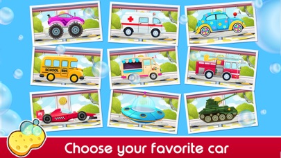 Cars and vehicle washing game Screenshot