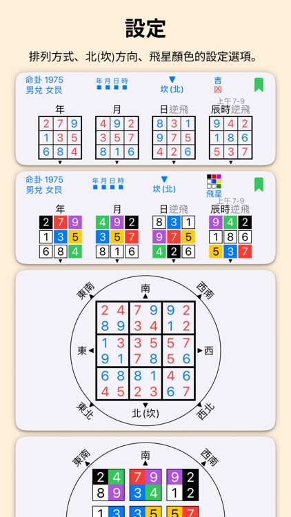 紫白飛星萬年曆(奇門算法) - 十三行作品 screenshot-6
