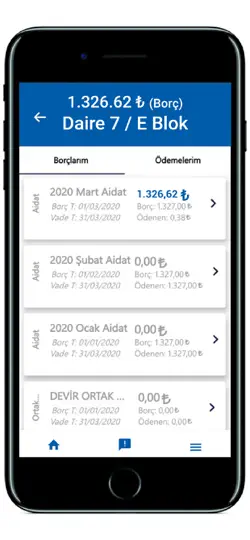 Emlak Yönetim iPhone Ekran Görüntüsü 3