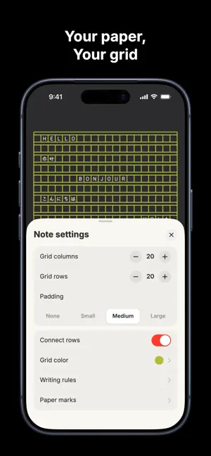 GridNote: Zen Writing Space screenshot 3