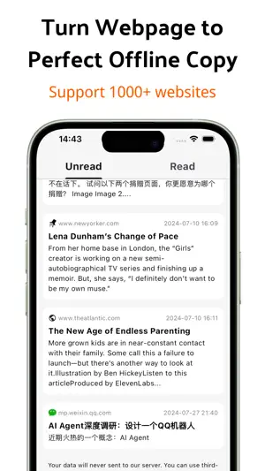 FlowFerry - Read Without Noise screenshot 2