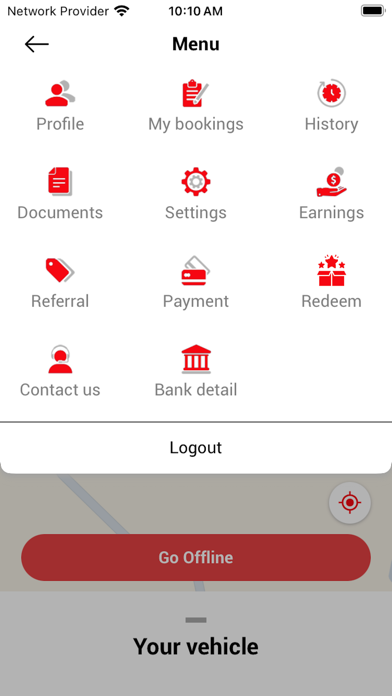 Screenshot 3 of Wageen Driver App