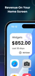 Widget for Stripe : Revenue screenshot #1 for iPhone