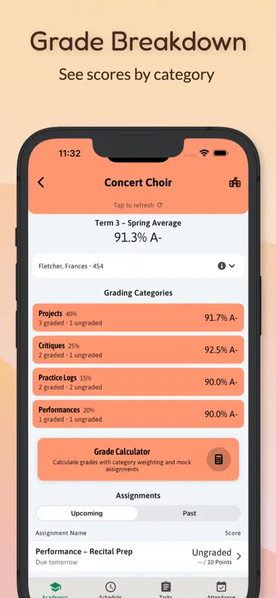 Grade Corner screenshot 2