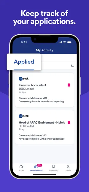 SEEK Jobs Search & Employment iPhone screenshot 5