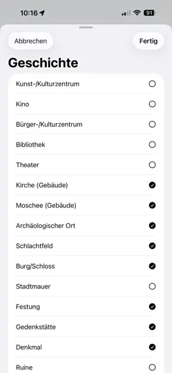 Screenshot von JourneyVerse auf dem iPhone 5