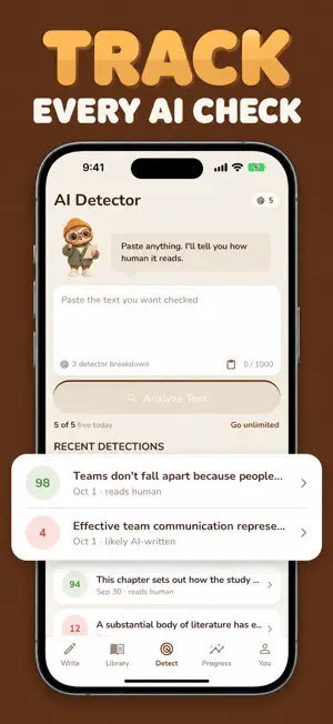 HumanizeAI: AI Text Rewriter screenshot 4