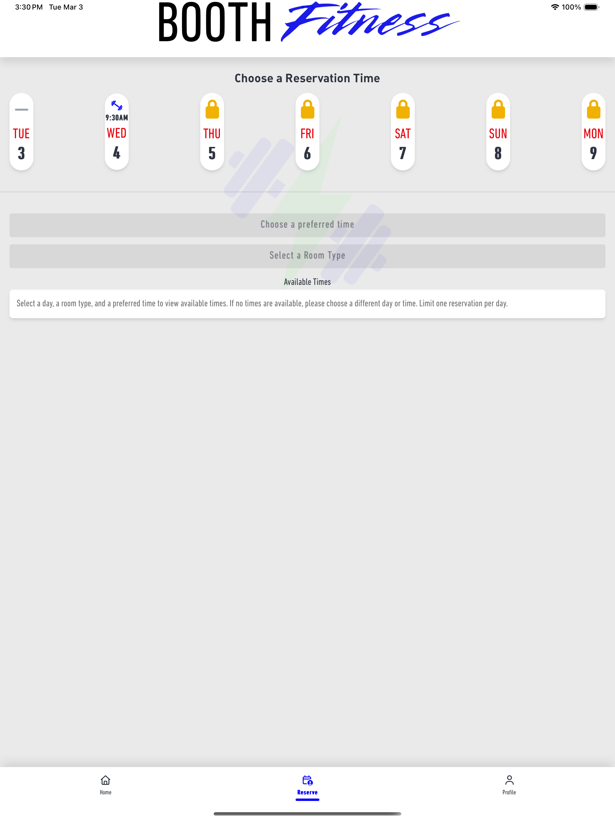 Booth Fitness screenshot 10