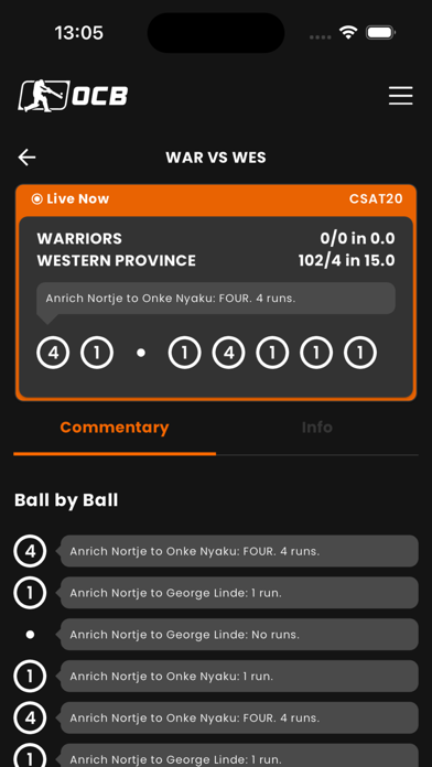 OCBScores Screenshot 3 - AppWisp.com OCBScores Screenshot 3 - AppWisp.com
