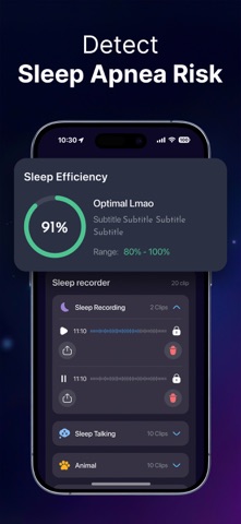 Snoozy: Sleep Sounds & Tracker Screenshot 7 of 8