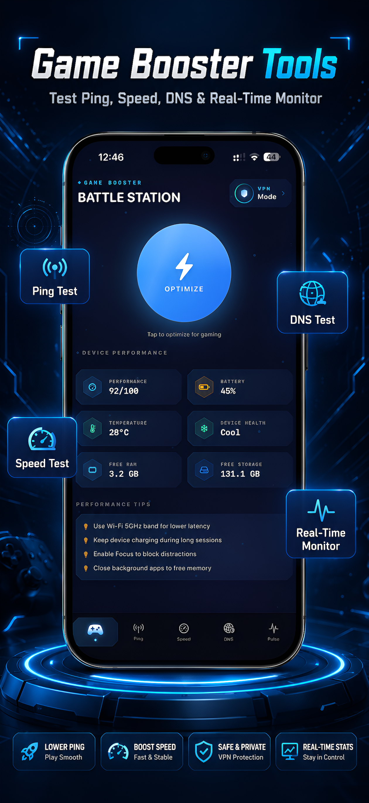Gamer VPN: Proxy, Game Booster