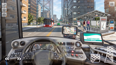 Bus Simulation City Coach Game Screenshot