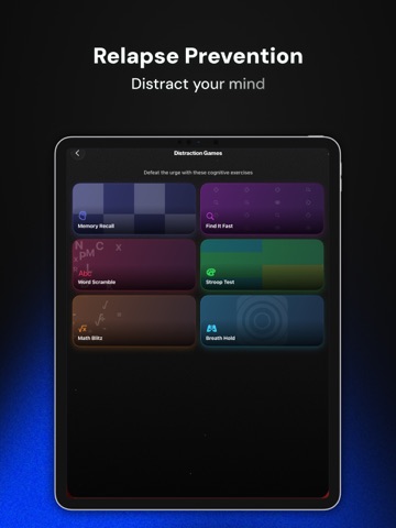 QUITTR - Break Free Now iPad screenshot