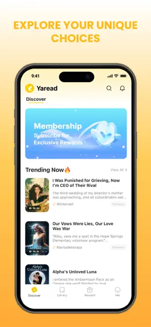 Yaread iPhone screenshot 2