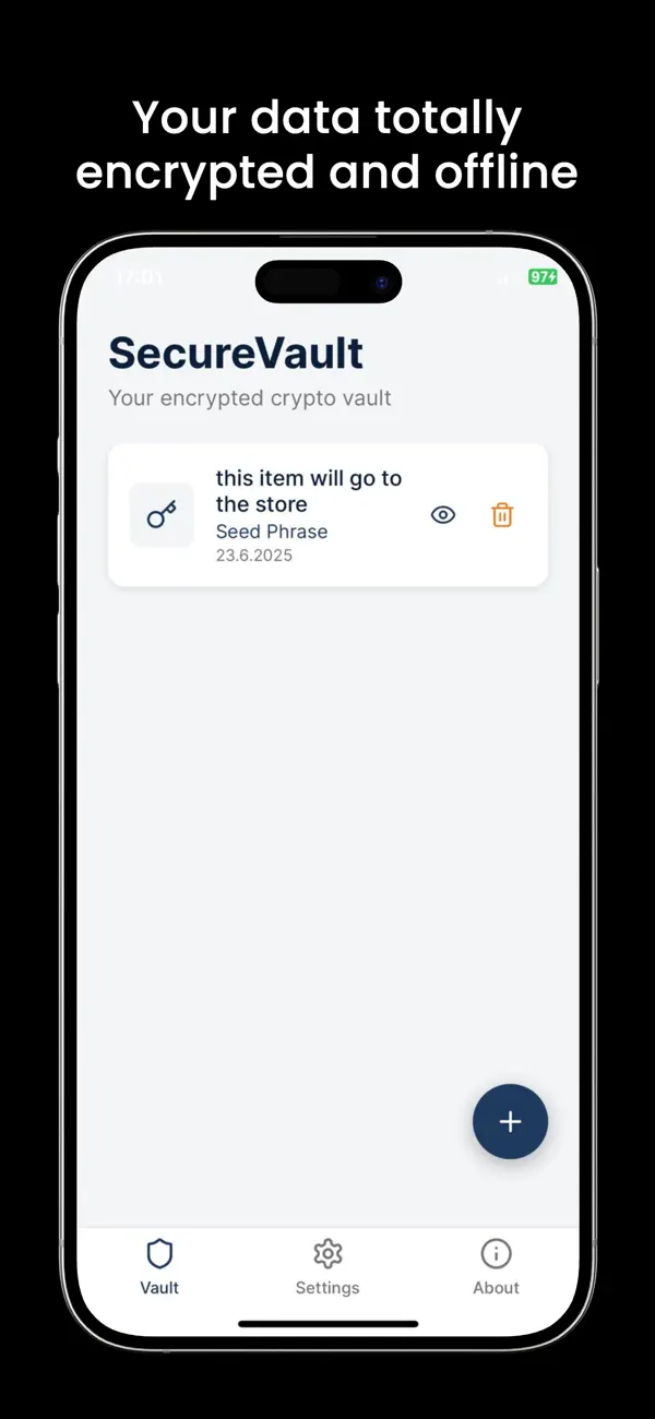 #4. GetSecureVault (iOS) By: Matheus Mello