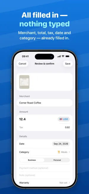 Receipt Scanner: Expenses screenshot 4