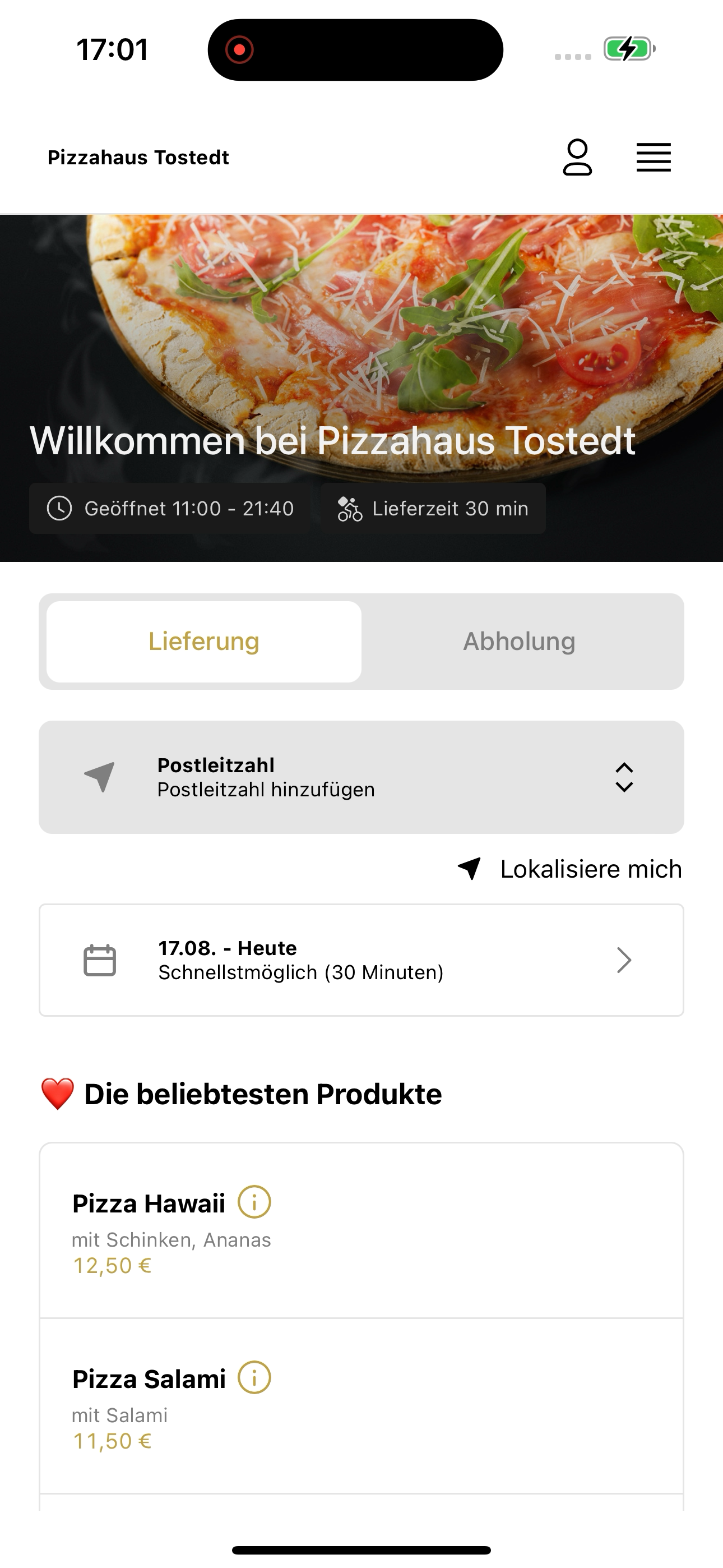 Pizzahaus Tostedt Lieferdienst screenshot 6