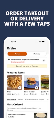 Barney's Better Burgers iPhone screenshot