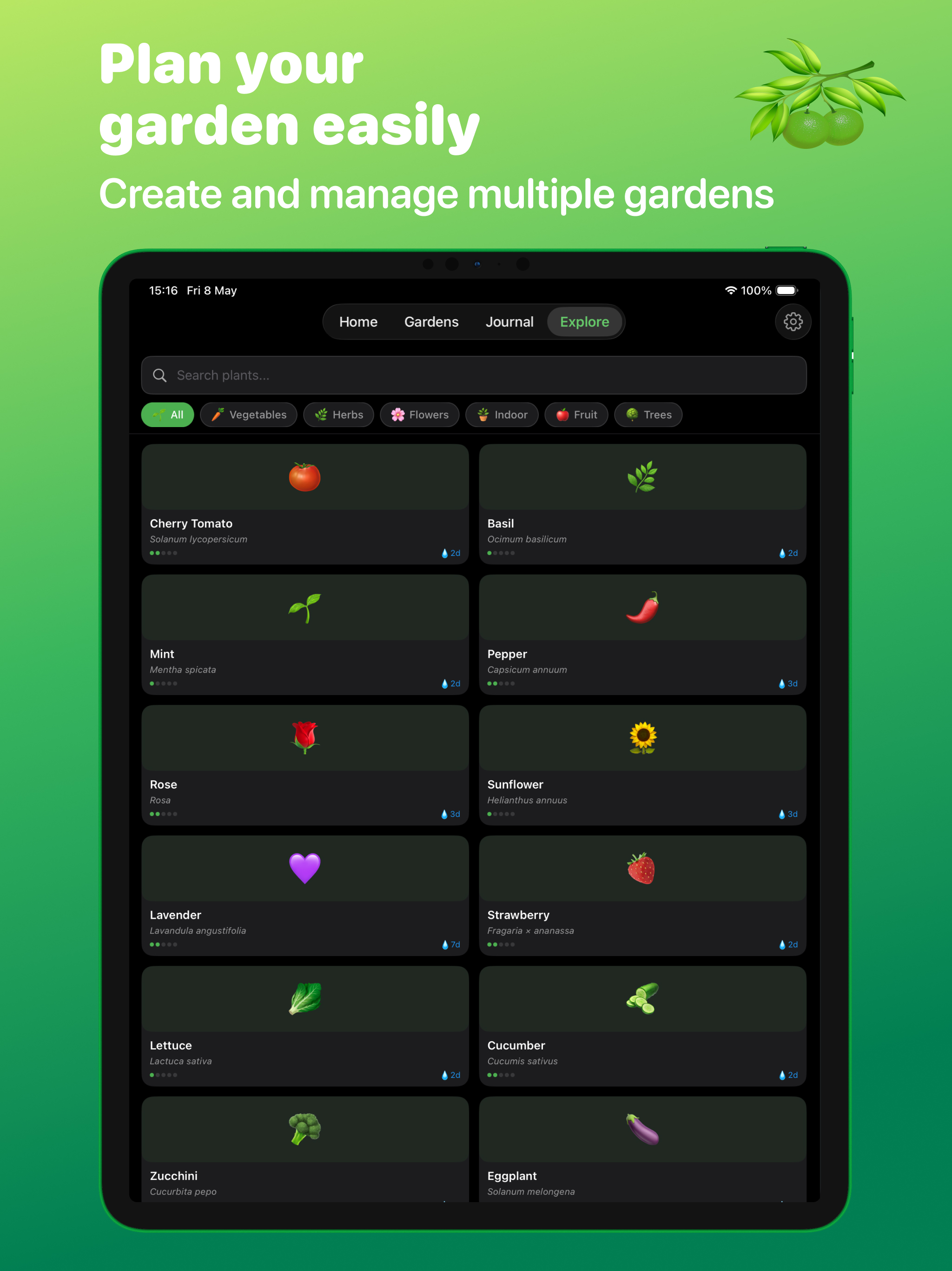 Garden Planner AI: Gardenio