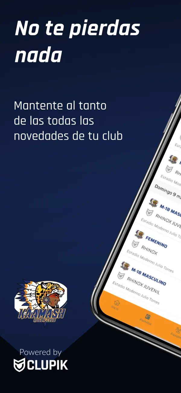 Screenshot #2 pour Kaamash Rugby Club