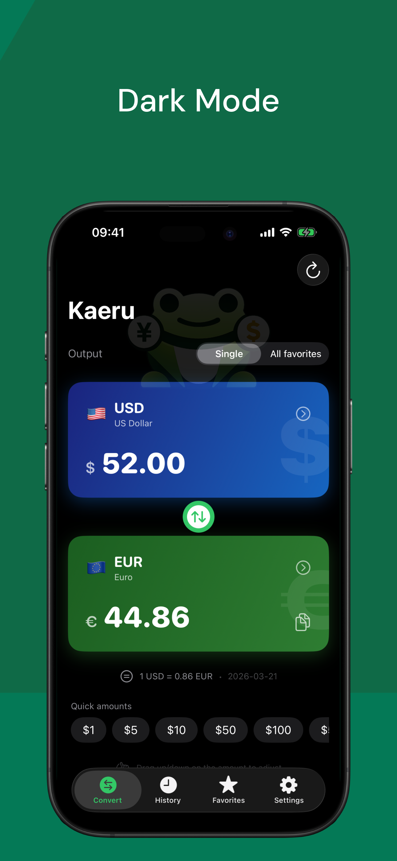 Kaeru: Currency Exchange Rate