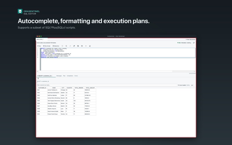 OraSentinel screenshot 2