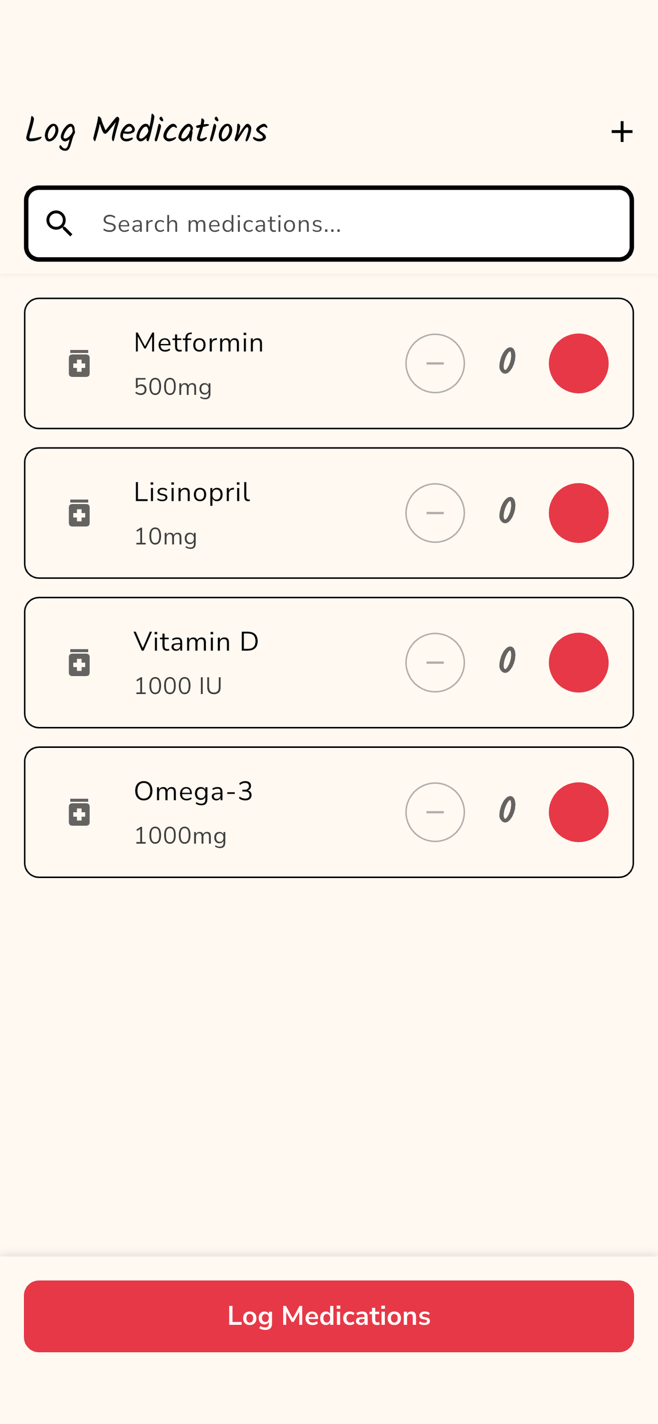 My Med Journal screenshot 2