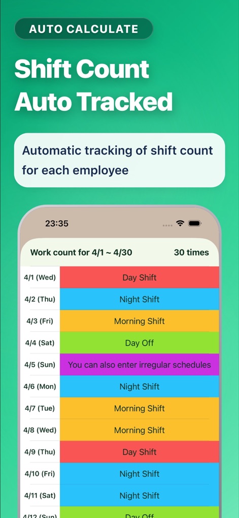 Shift management app! - Productivity App | MWM