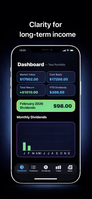 My Dividend Tracker screenshot 1