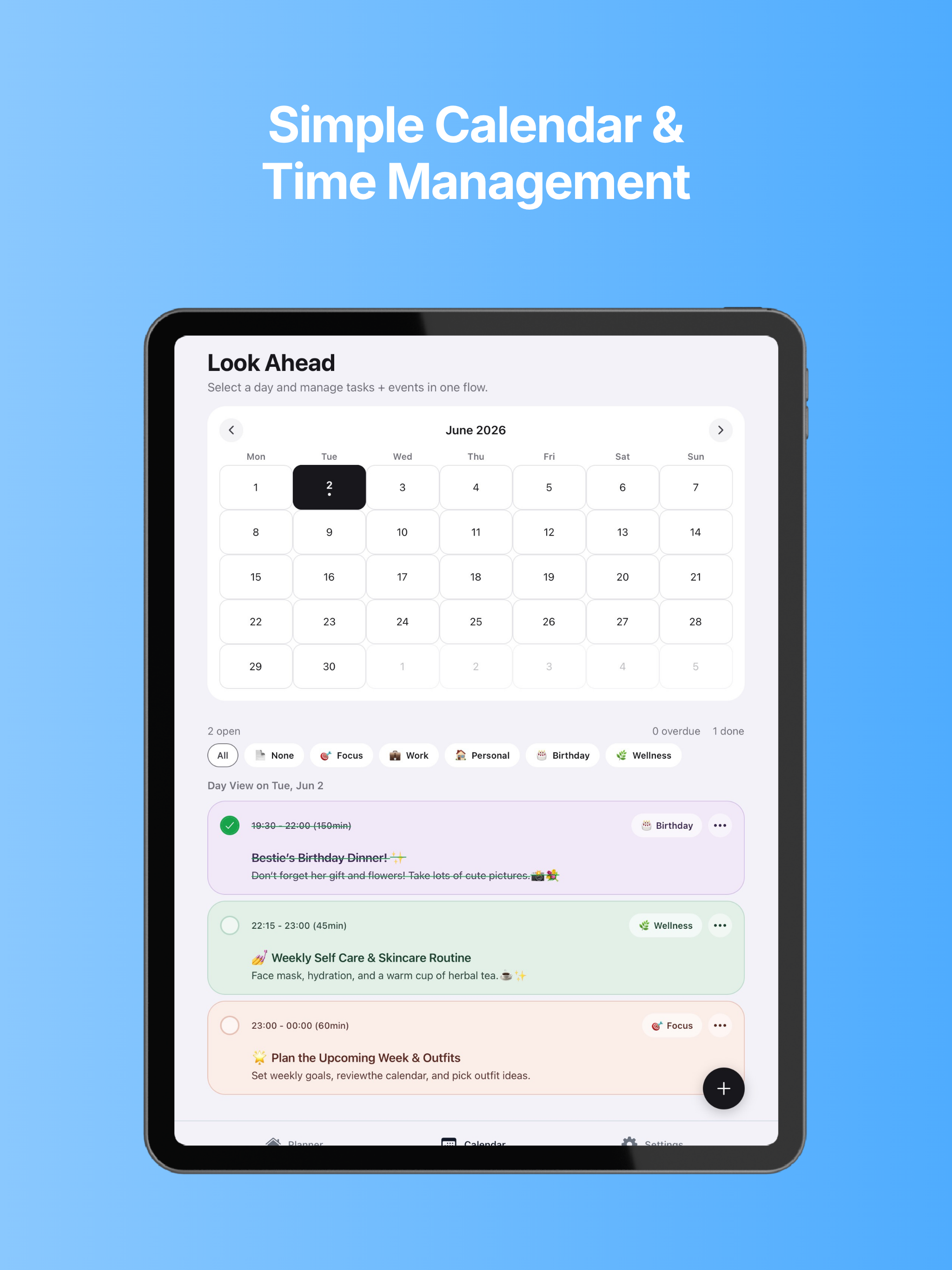 Planly: Calendar & Planner
