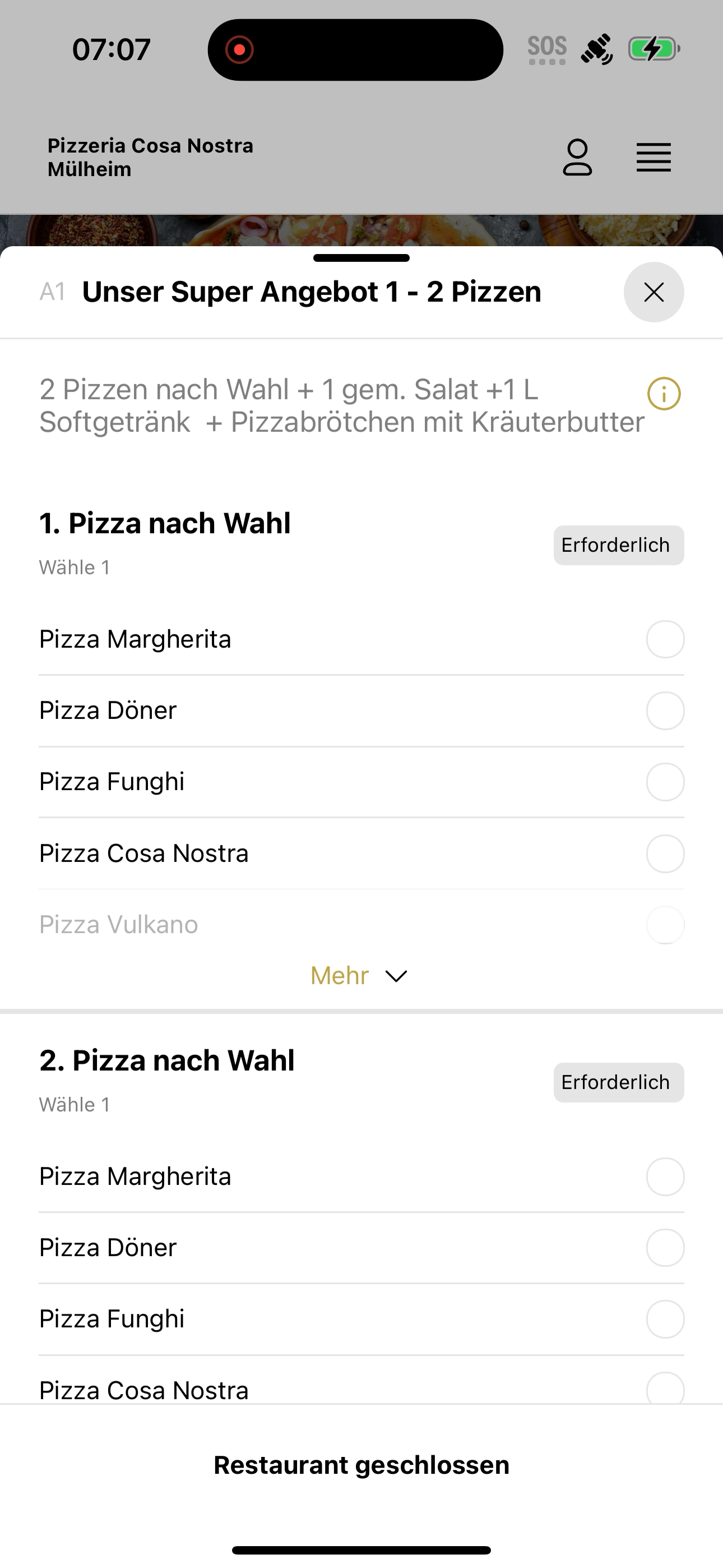 Pizzeria Cosa Nostra Mülheim screenshot 7