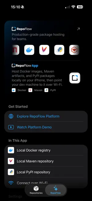 RepoFlow screenshot 2