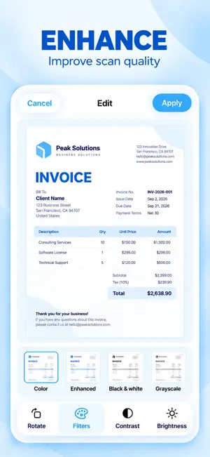 Easy Scan - Scan PDF & OCR screenshot 3