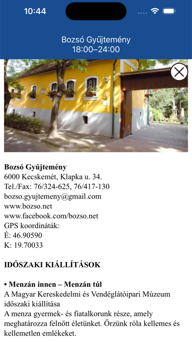 Screenshot #3 pour Múzeumok Éjszakája Kecskemét