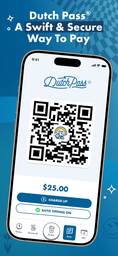 Dutch Bros - Users can effortlessly manage their Dutch Pass® balance with the QR code payment and easily enable auto tipping for Broistas.