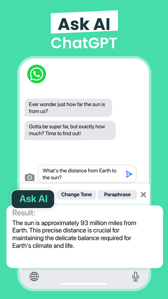 #8. TypeKey -AI Keyboard & Chatbot (iOS) 由: Zentropi LLC