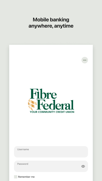 Screenshot 1 of Fibre Federal/TLC Credit Union App